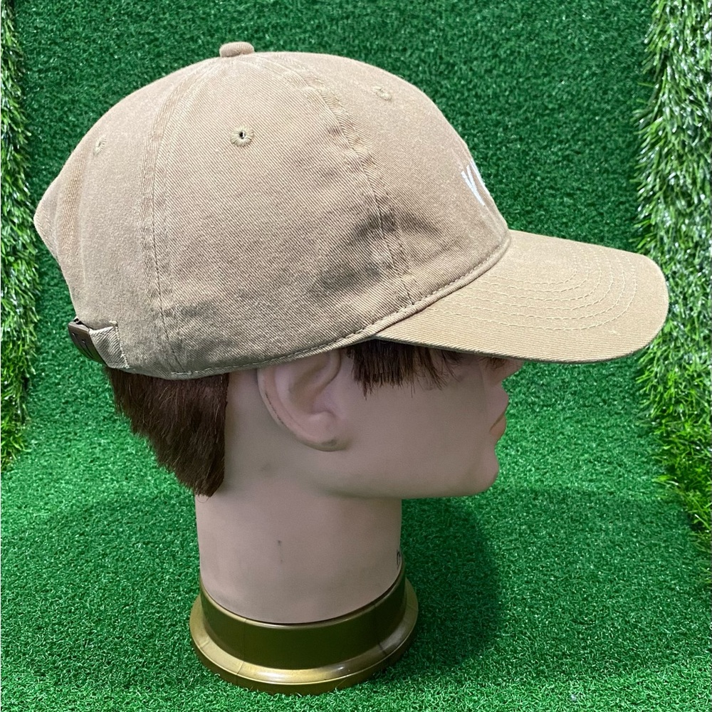 Vuori Hat With Embroidery Beige, Cotton Strapback Baseball (Unisex) View 2